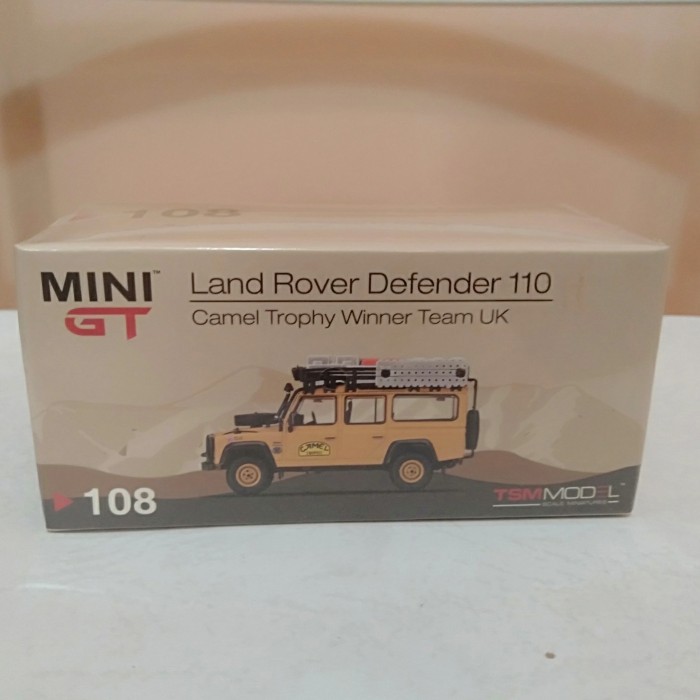 FG99 Diecast Land Rover Defender 110 Long Camel Trophy Clean Edition