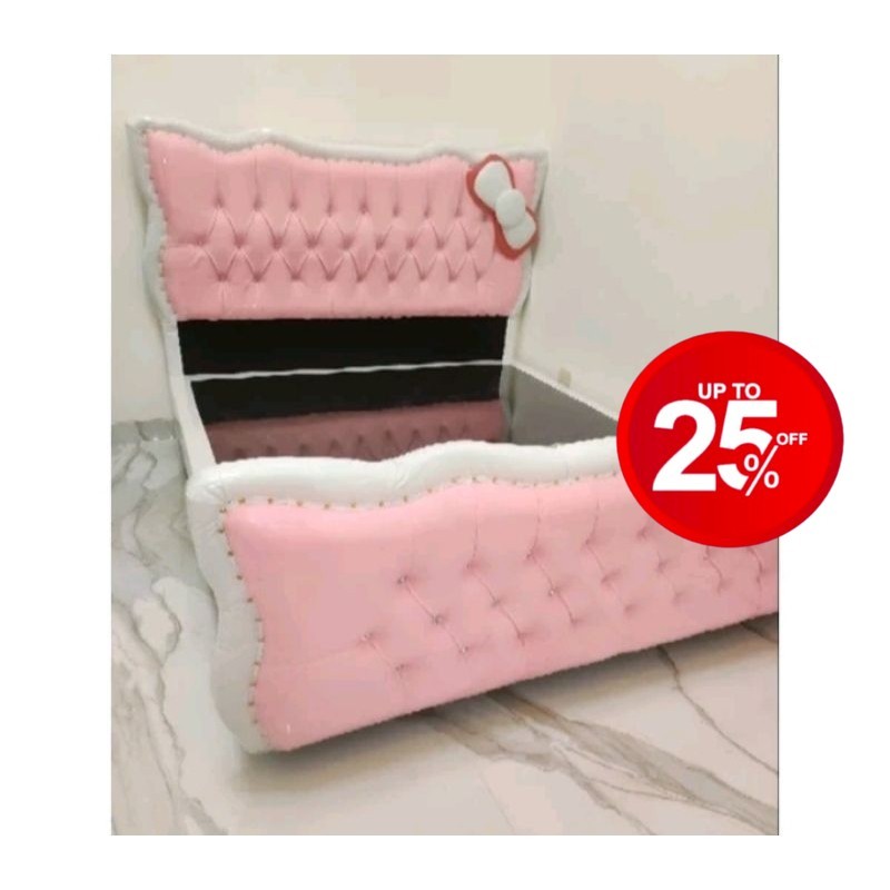 Divan Karakter / Difan Anak / Divan hello kitty dobel sandaran Kain Oscar