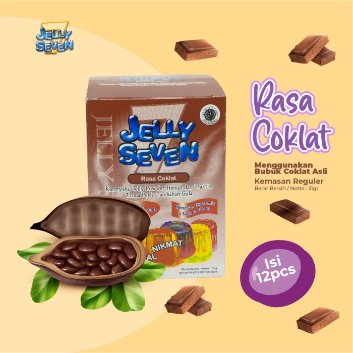 

NEW Jelly Seven Coklat 12 pcs