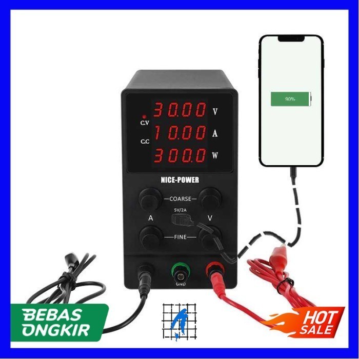 Adjustable DC Power Supply 30V 10 A