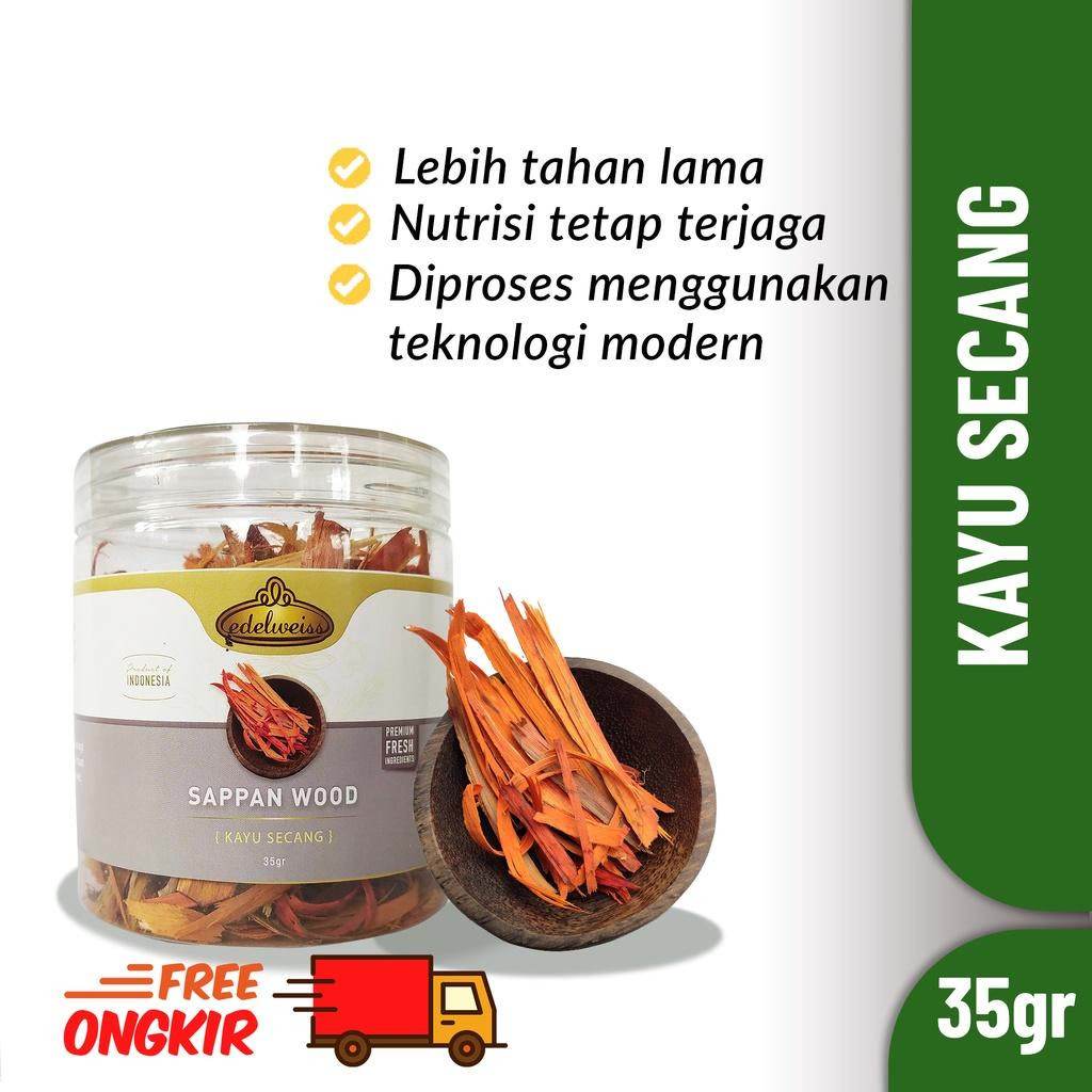 

Kayu Secang Serut / Sepang / Sappan Wood Edelweiss 35gr
