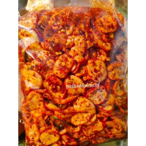 

kerupuk bawang kerupuk seblak kerupuk jablay pedas daun jeruk isi 500gram