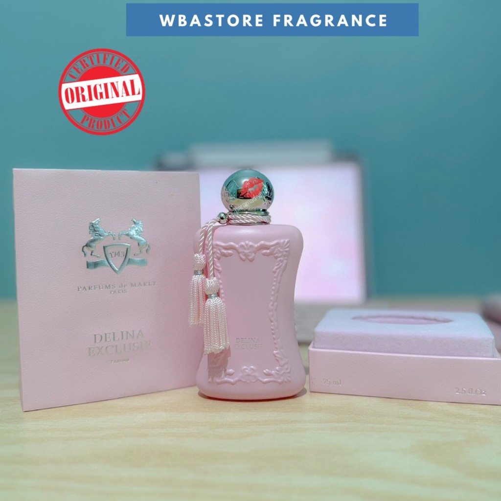 DE MARLY DELINA EXCLUSIF PARFUM 75ML FOR WOMAN ORIGINAL BOX SEGEL