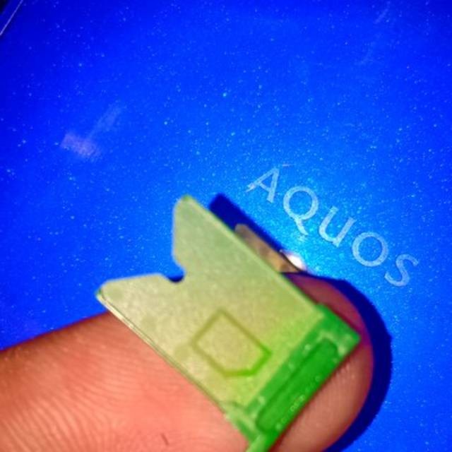 EX KOMPATIBLE SIM TRAY CARD WADAH TEMPAT KARTU MMC MEMORY SHARP AQUOS ZETA SH 01H SH01H ASLI BAWAAN 