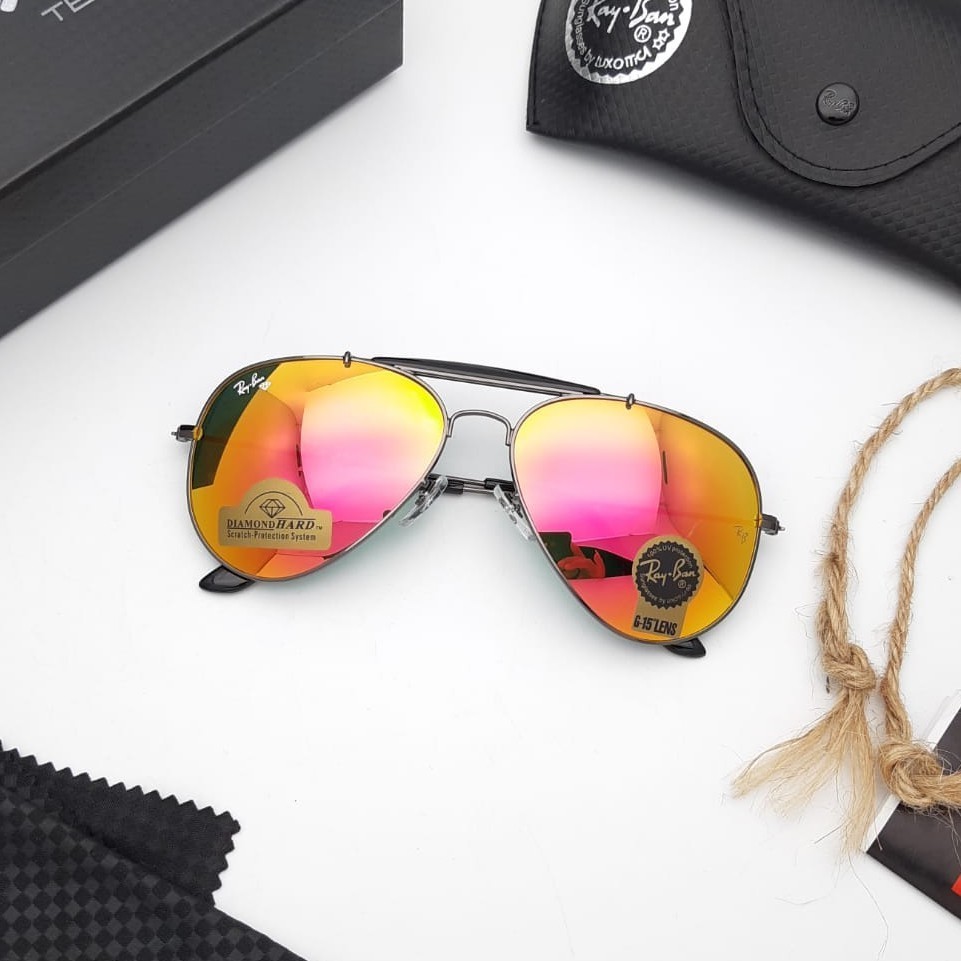 Sunglass/Kacamata Hitam Kacamata Fashion Pria Wanita Lensa Anti UV Kacamata  RB A3029