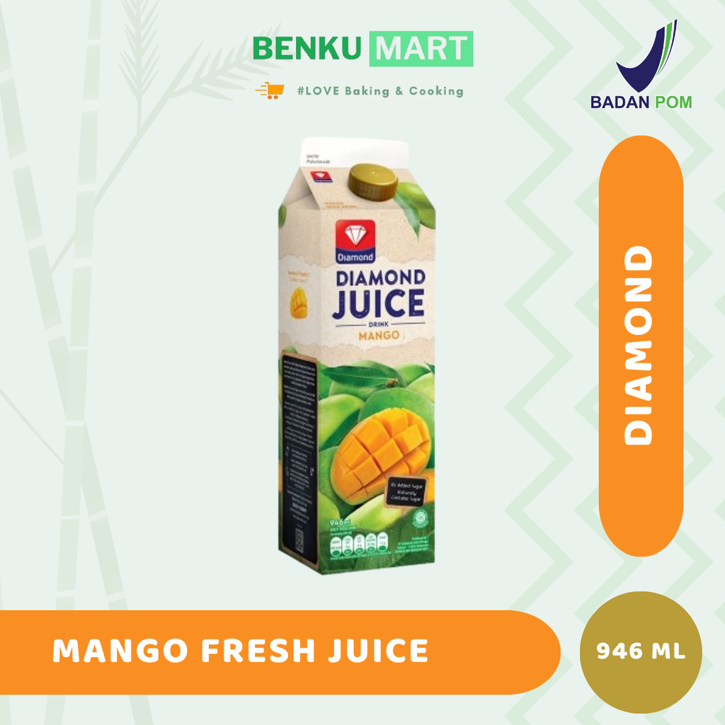 

DIAMOND JUICE MANGO UNSWEET 946 ML - Jus Mangga