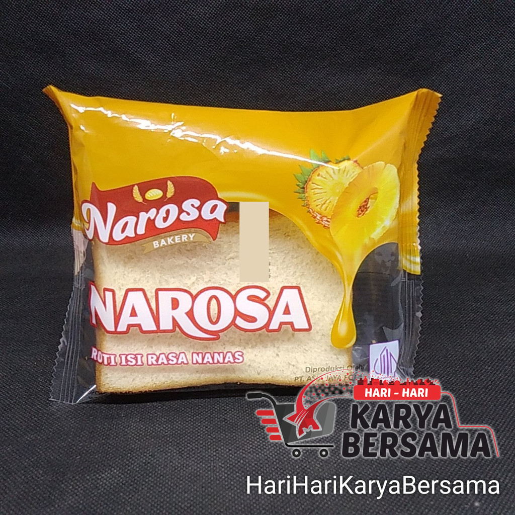 NAROSA BAKERY ROTI ISI RASA NANAS 60GR