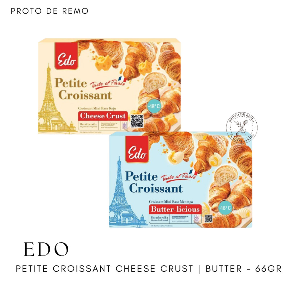 

Edo Petite Croissant Mini Pastry ButterLicious | Cheese Crust - 6 x 11GR