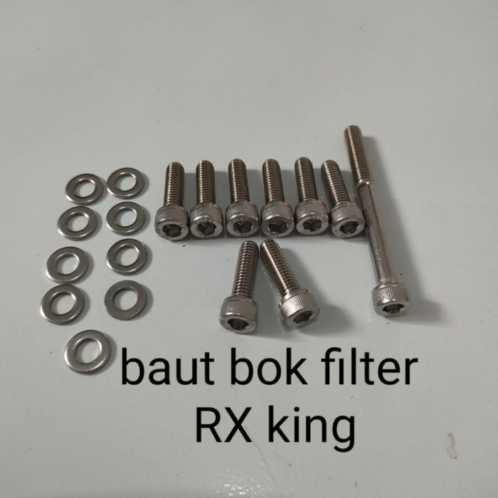 baut set box filter Rx king stenliss
