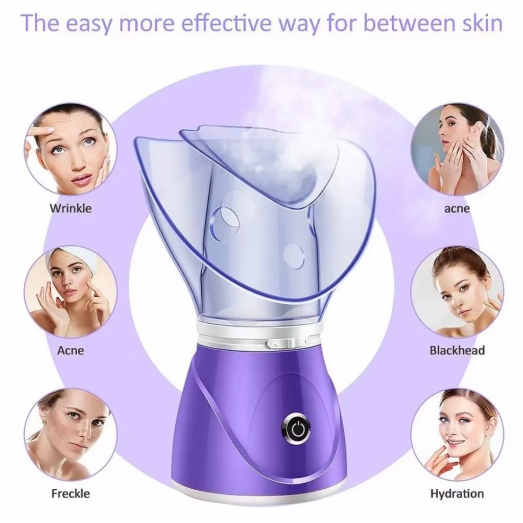 READY ￼Facial Steamer Sauna || Facial Uap Wajah || Alat Spa Wajah || Hirup Uap Panas