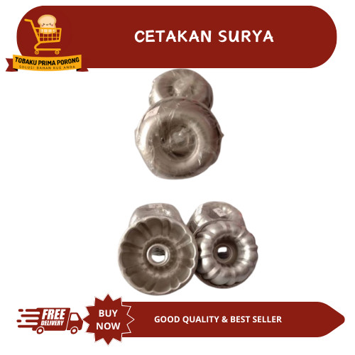 CETAKAN SURYA 20204024 &20204023 - cetakan kue bolu brownies - cetakan puding - cetakan donat