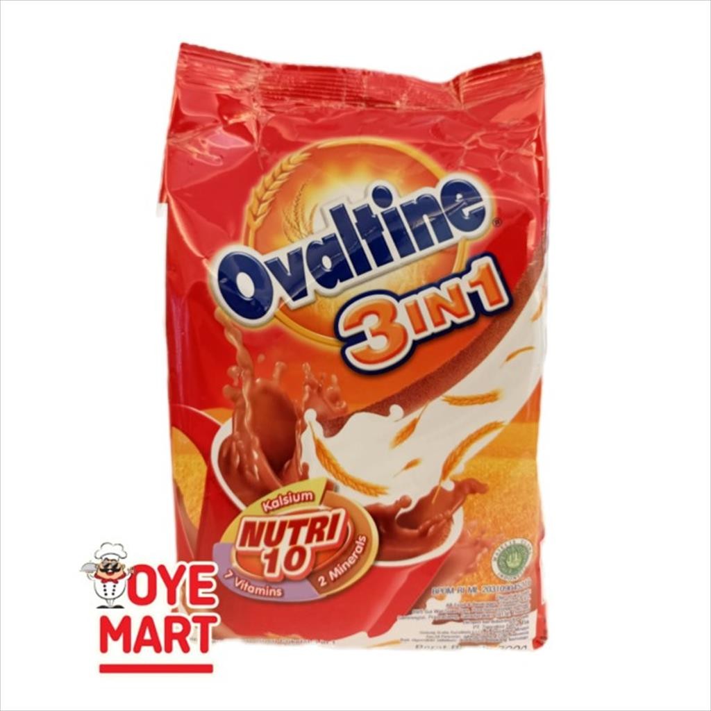 

OVALTINE CHOCOLATE MALT MILK DRINK 3 IN 1 300GR / SUSU BUBUK COKLAT