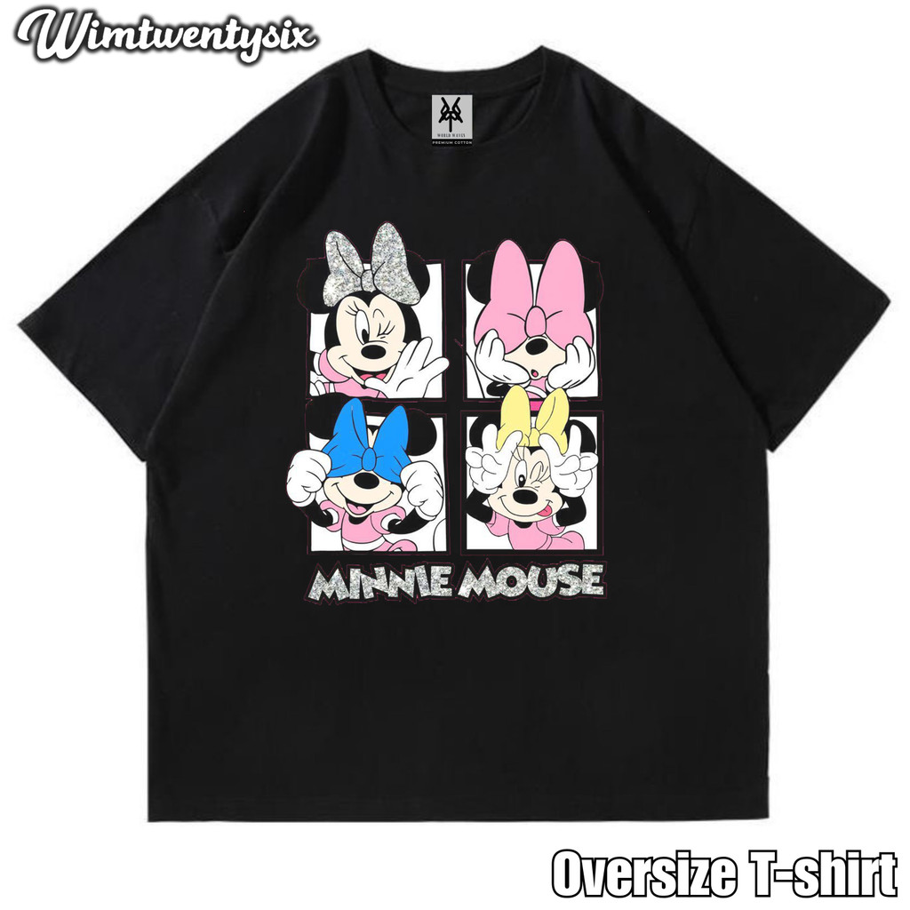 KAOS OVERSIZE | VINTAGE | T-SHIRT OVERSIZE | KAOS MINNIE MOUSE THE ONLY ONE