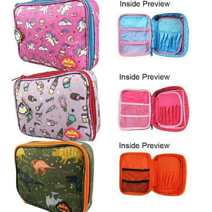 

New Arrival Kotak Pensil Anak Sanwa Kanvas Motif Super Bagus / Kado Anak