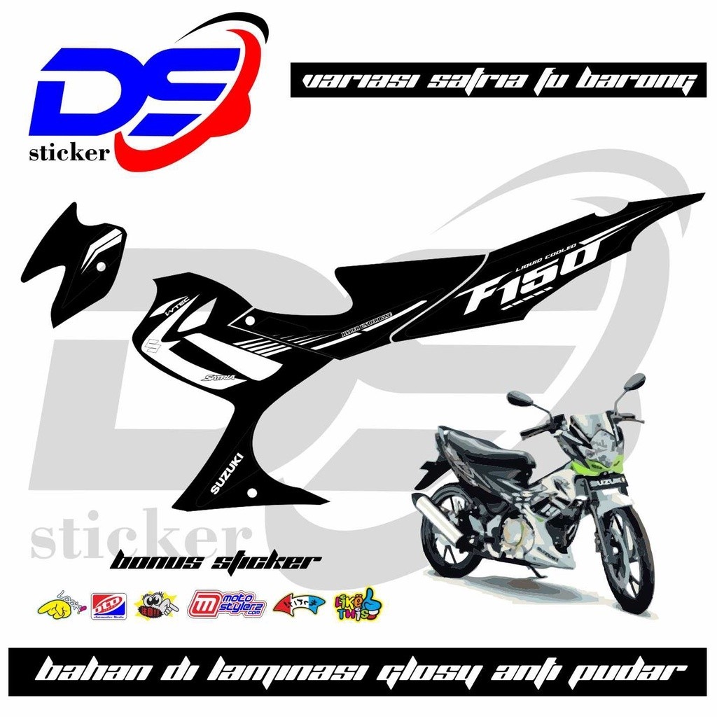 STRIPING STICKER VARIASI SATRIA FU BARONG F150
