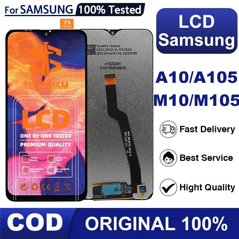 LCD Samsung GALAXY A10/A105/M10/M105 Original Touchscreen hp ori asli Fullset Layar Touchscreen