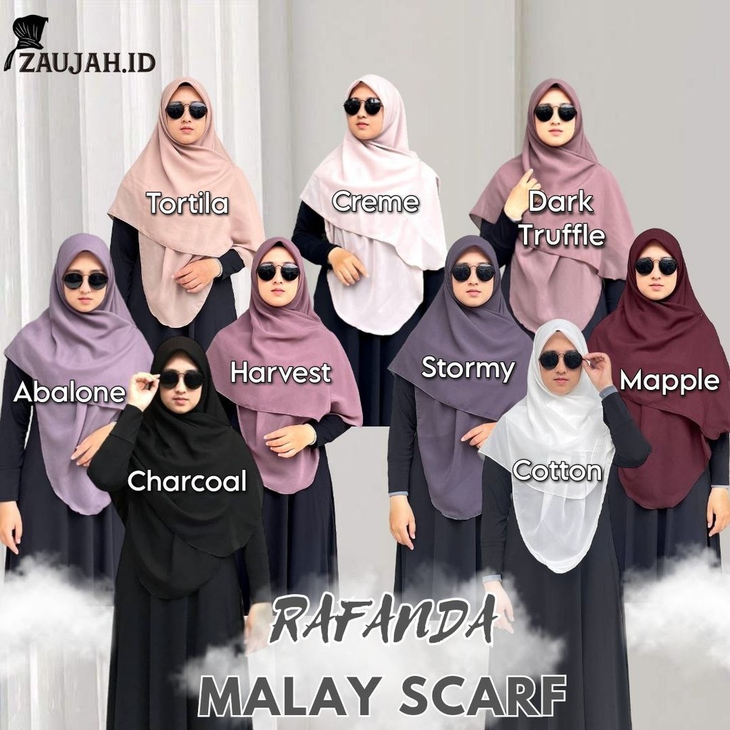 Rafanda Malay Scarft By Zaujah Id