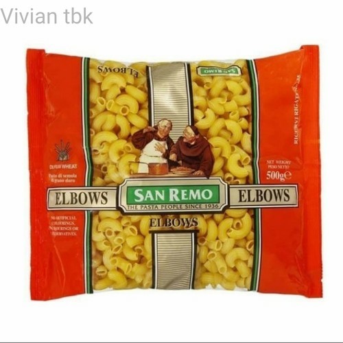 

vv PASTA ELBOW SAN REMO 500gr