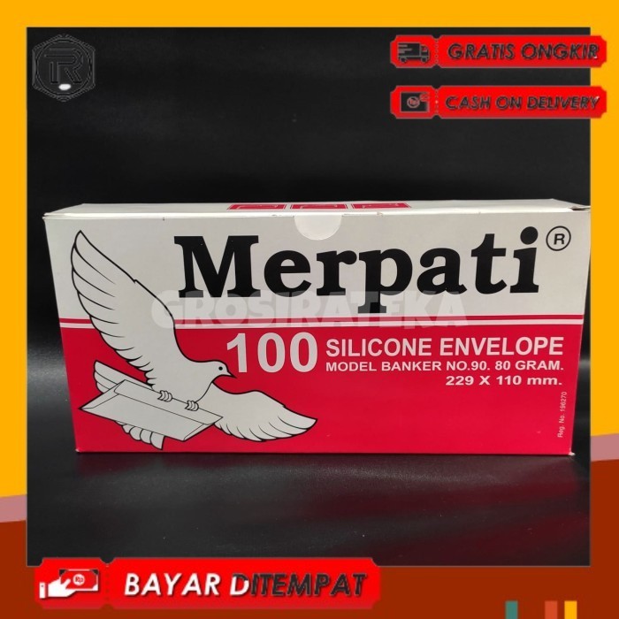 

AMPLOP MERPATI KABINET MERAH 80 GSM SILICON