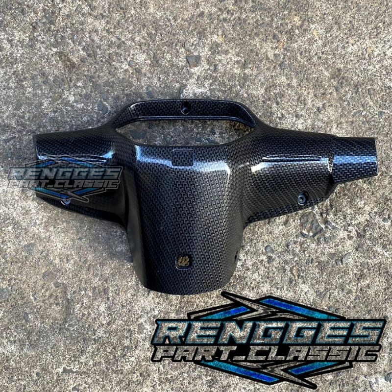 Batok belakang supra fit lama carbon forged kevlar  wtp celup glossy