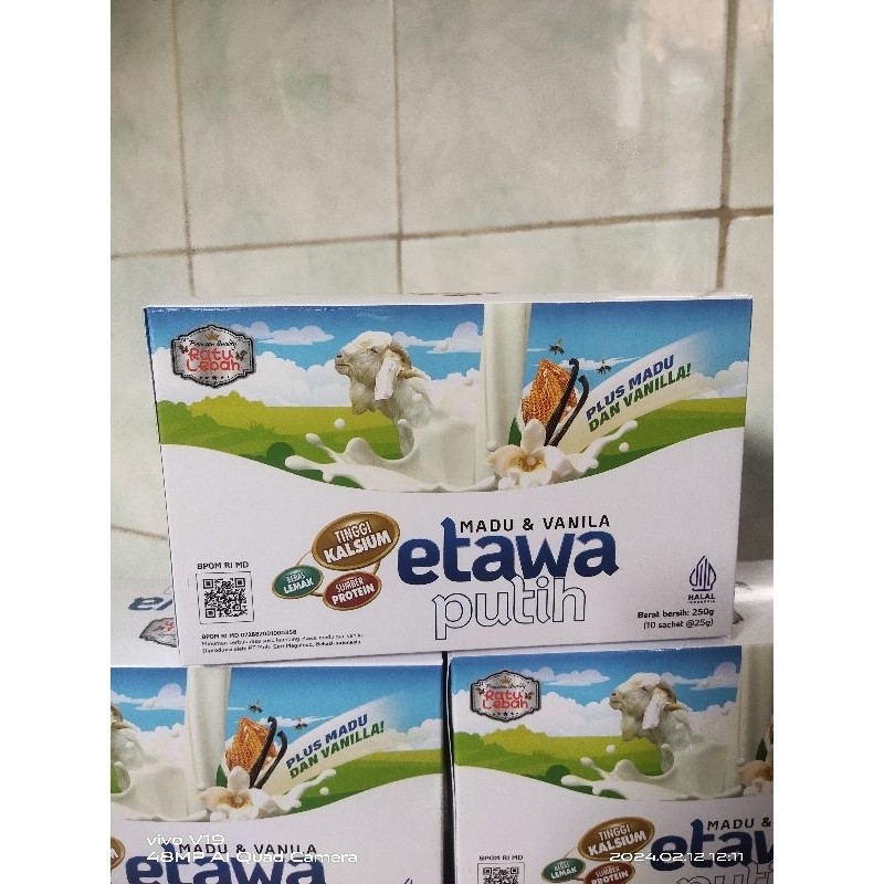 

Susu kambing etawa putih ratu lebah box 10's - Toko Susu Chyra