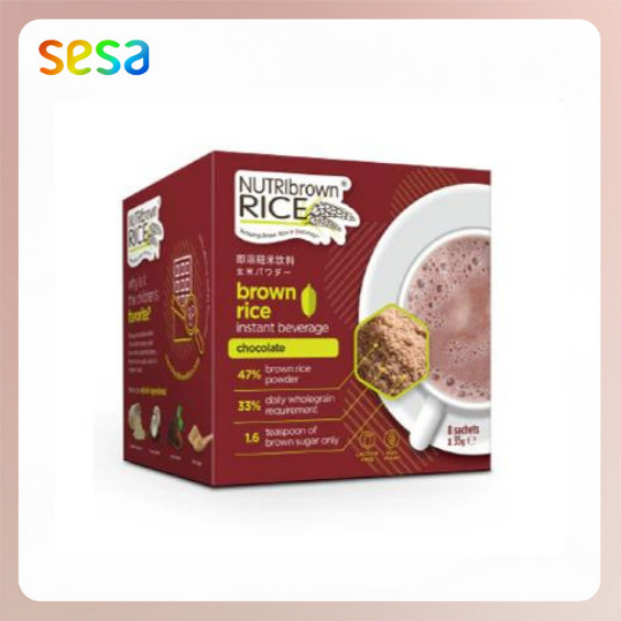 

NUTRIBROWNRICE Chocolate 35gr 8 Sachet - NO-QDAdded