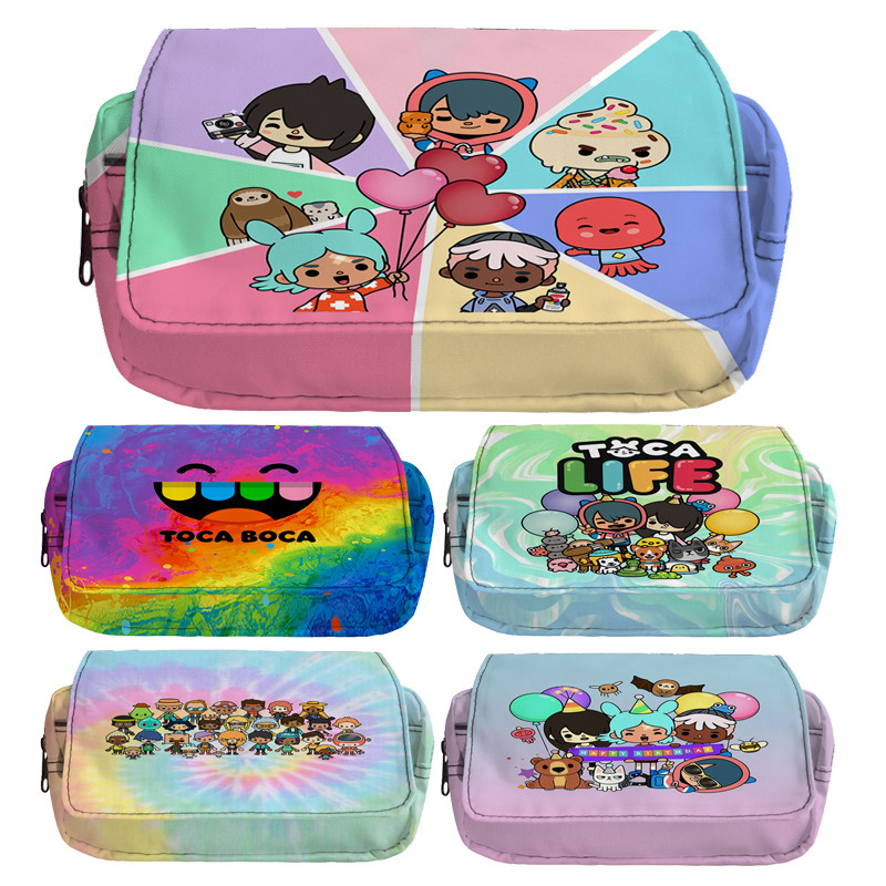 

Toca Life World Pencil Case Toca Game School Pencil Box Gift Boys Girls Pencil Bag School Supplies Stationery
