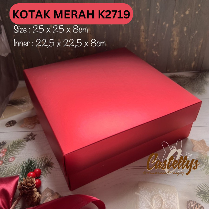 

Kotak Box Premium K2719 Hampers Kue Natal Christmas