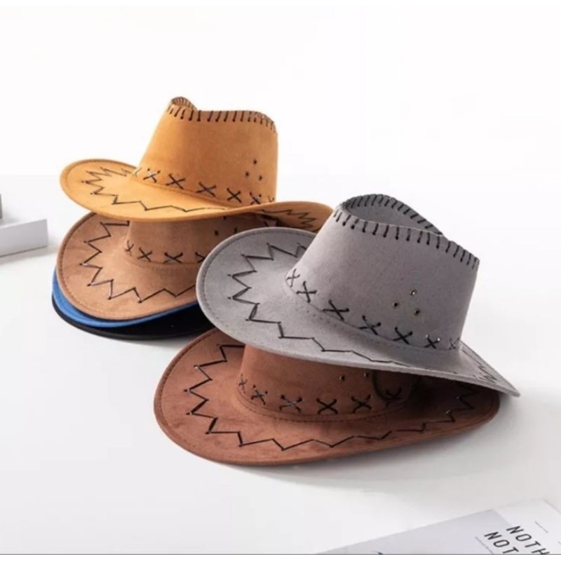 topi kobay peria topi koboy Amerika pria dan wanita terlaris