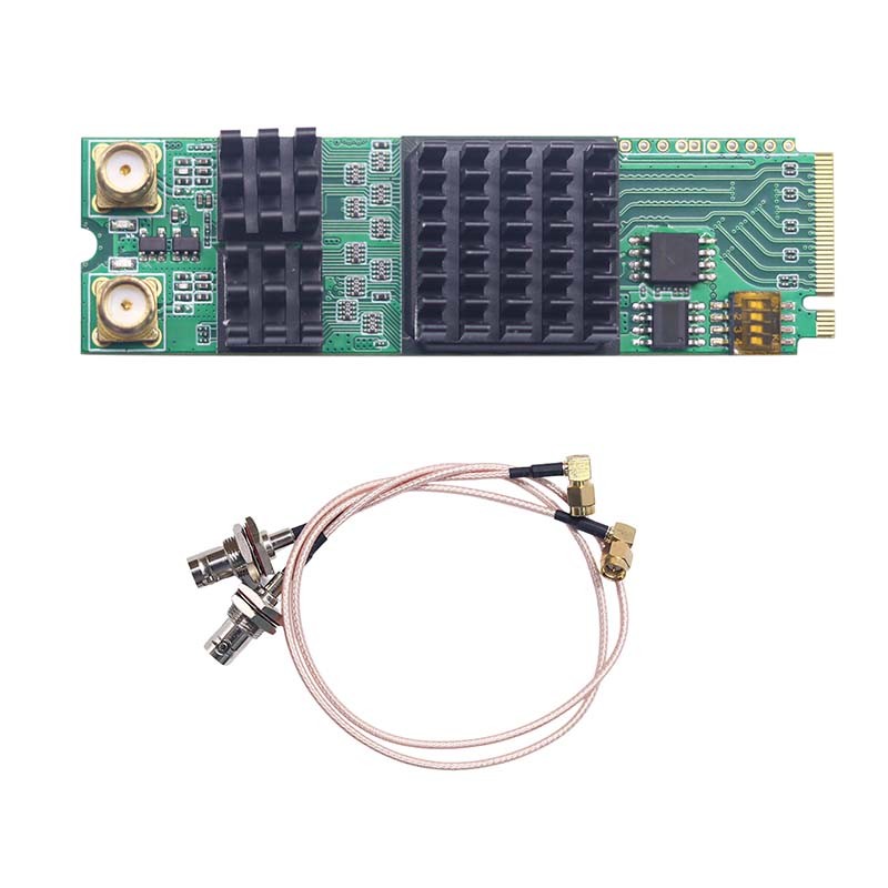 M.2 2280 1080p OBS Vmix Wirecast Streaming 2 Channel 60fps Quad HDMI SDI Broadcast PCI Express HD Vi