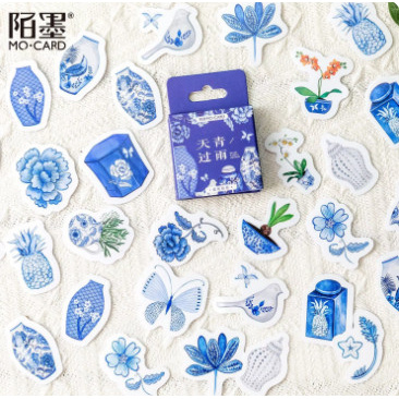 

Sticker Pack Isi 46 Lembar GREEN AND RAINY Scrapbook Journal Stiker