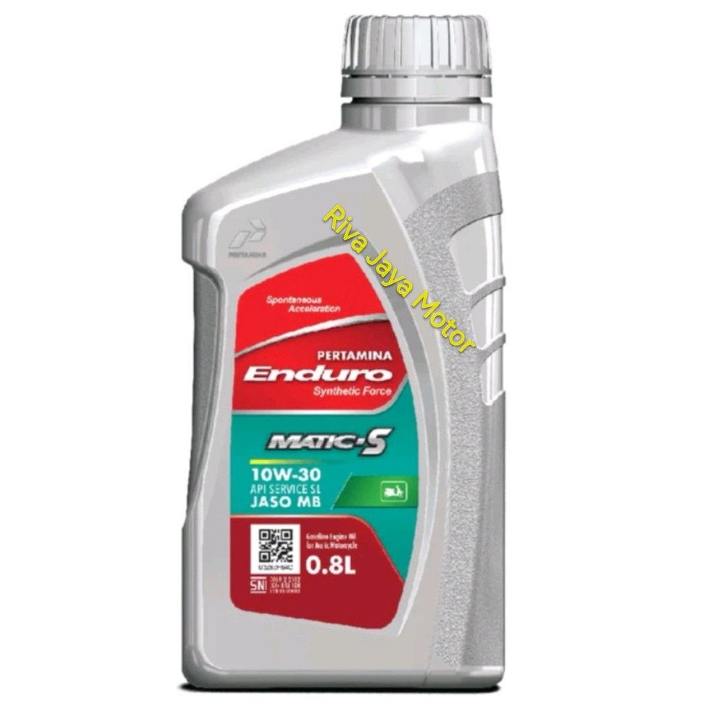 Oli Enduro Matic S 10w-30 800ML 10w30 0,8 L 0,8L Motor Matic Original Jaso MB API Mesran