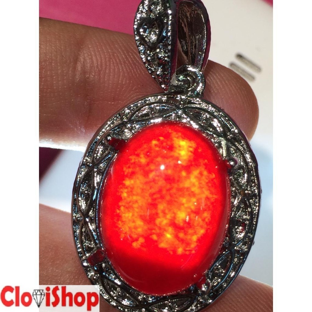 Liontin Batu Giok Merah HQ