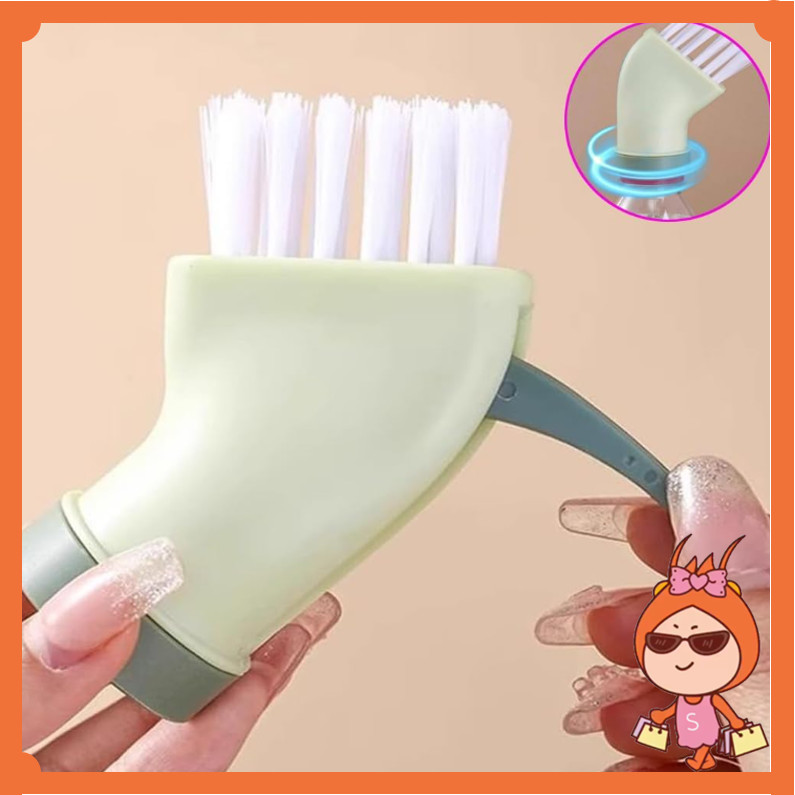 Reseller Welcome - H6405 Sikat Pembersih Mini Sudut dan Sela / Alat Cuci Serbaguna untuk Dapur / Sik