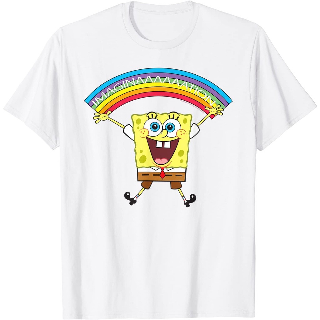 Kaos Dewasa SpongeBob SquarePants Imaginaaation T-Shirt - Kaos Unisex