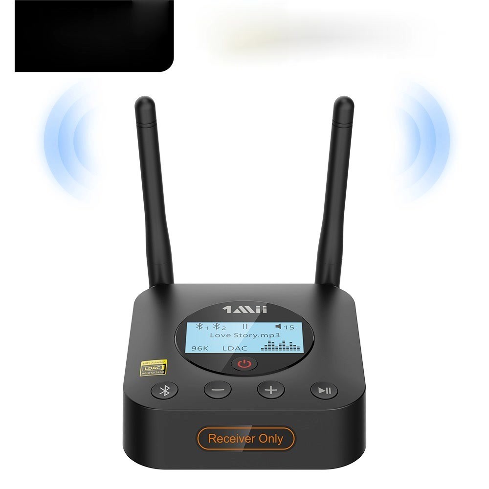 1Mii B06Pro+ Bluetooth 5.1 Receiver HiFi Audio aptX LL HD 3.5mm Aux LDAC Bluetooth Adapter for Home 