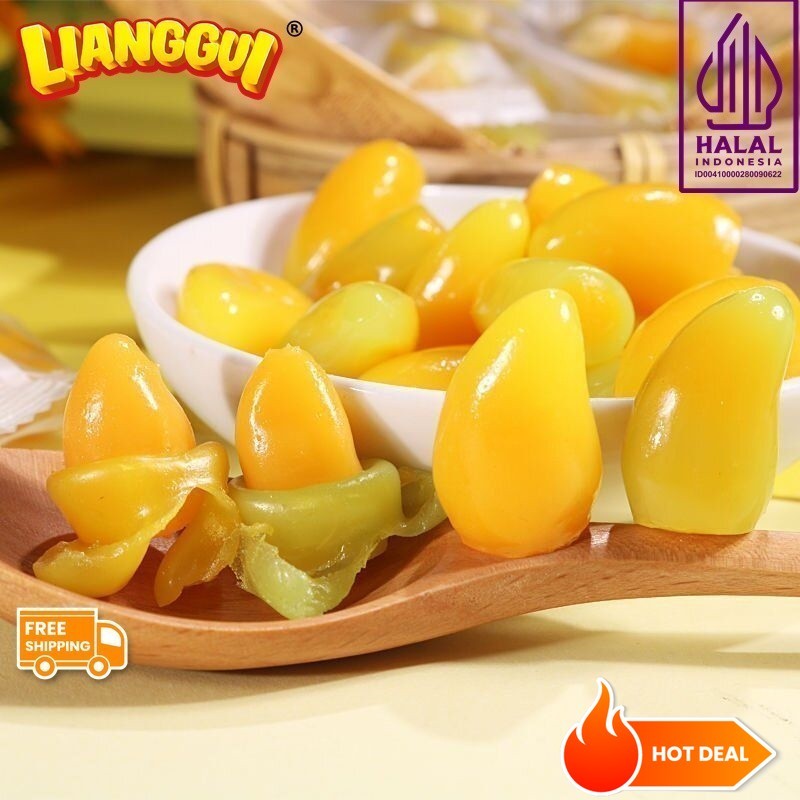

[Permen kupas viral]iLianggui Permen Gummy Jelly Rasa Buah | Fruity Jelly Gummies Rasa (Fruit Mix, Mangga, Stroberi, Jeruk) Cemilan Manis Andalan | CANDY JELLY GUMMIES MANGGO | Permen Lunak Viral Aneka Rasa Buah (Halal) Permen Lunak Lianggui Rasa Mangga
