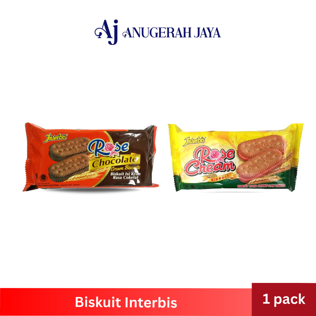 

Biskuit Interbis Rose Cream / Chocolate / Bonbon biscuit