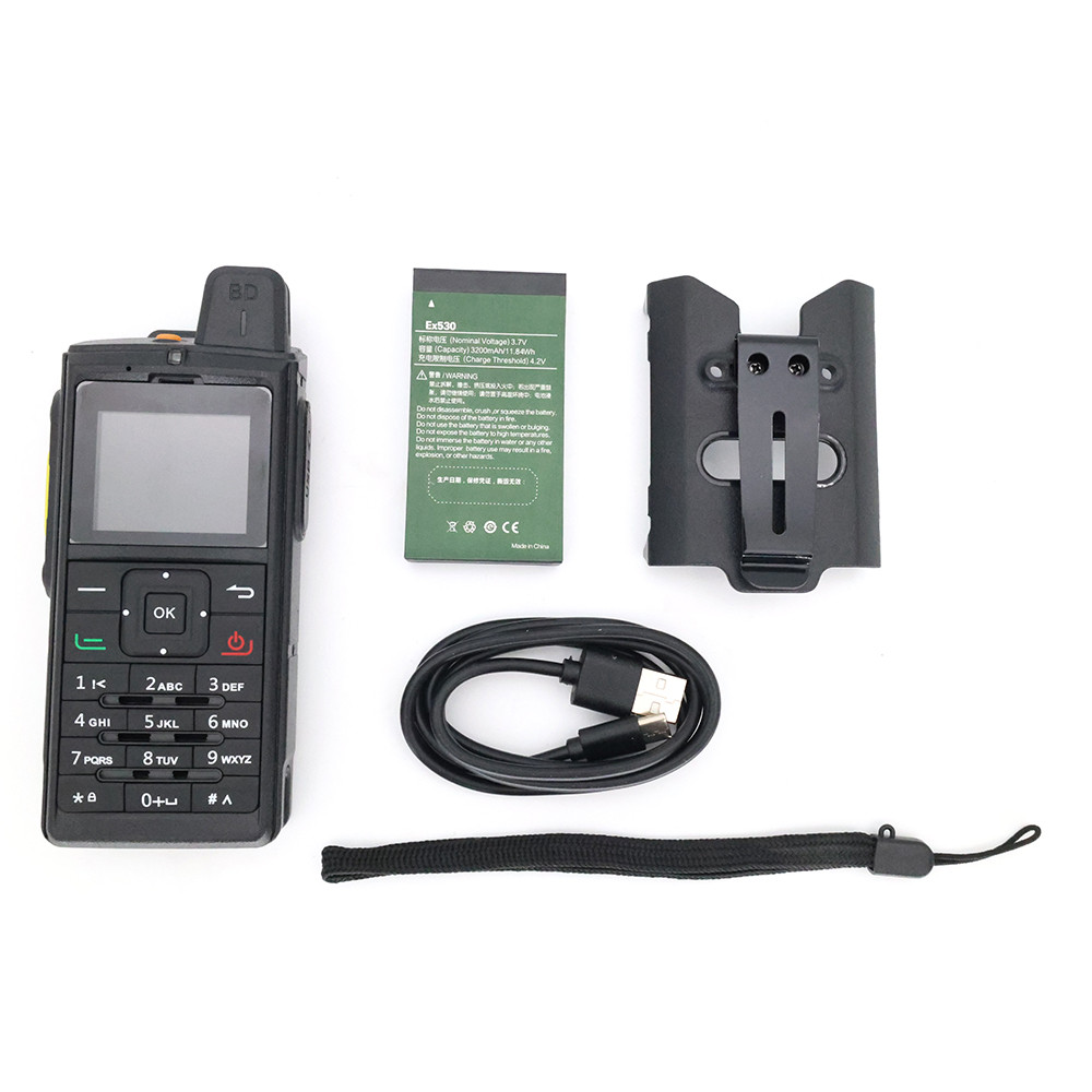 T570 Walkie Talkie 4G Network Radio Android 5.1 LTE/WCDMA/GSM POC Radio Work with Real PTT Zello wit