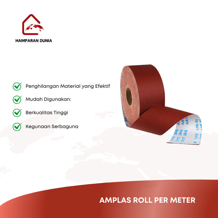 AMPLAS ROLL PER METER - KERTAS AMPLAS