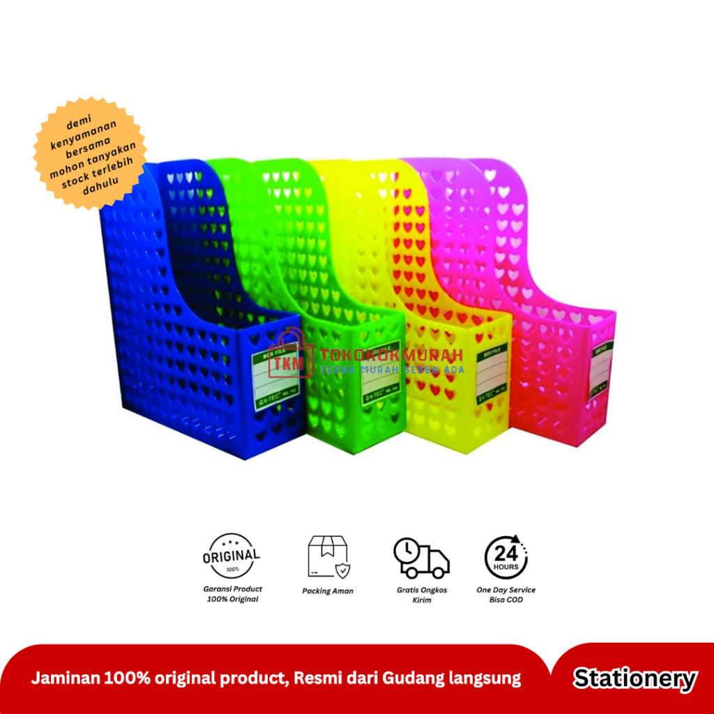 

V-TEC BOX FILE FOLIO 102/101/172 PLASTIK WARNA