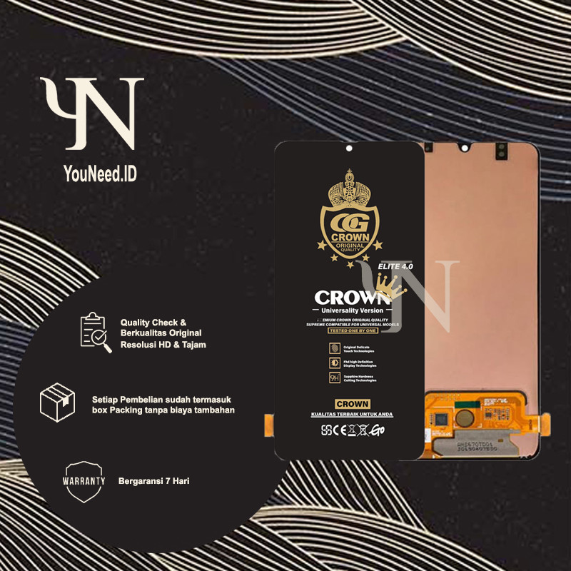 LCD TOUCHSCREEN FULLSET COMPLETE Samsung A70 A705 ORIGINAL