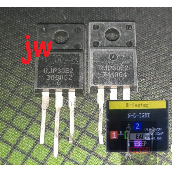 ORIGINAL RJP30E2 PENGGANTI RJP30H1 30F124 30F125 G71C28 IGBT TO-220F Transistor IC dan Konduktor