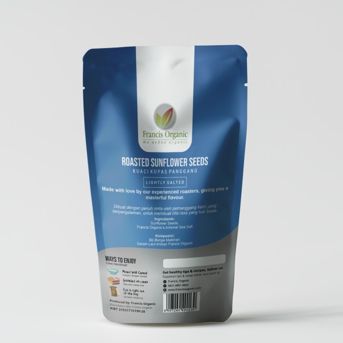 

Roasted Sunflower Seed / Biji Bunga Matahari Panggang - Pocket Size