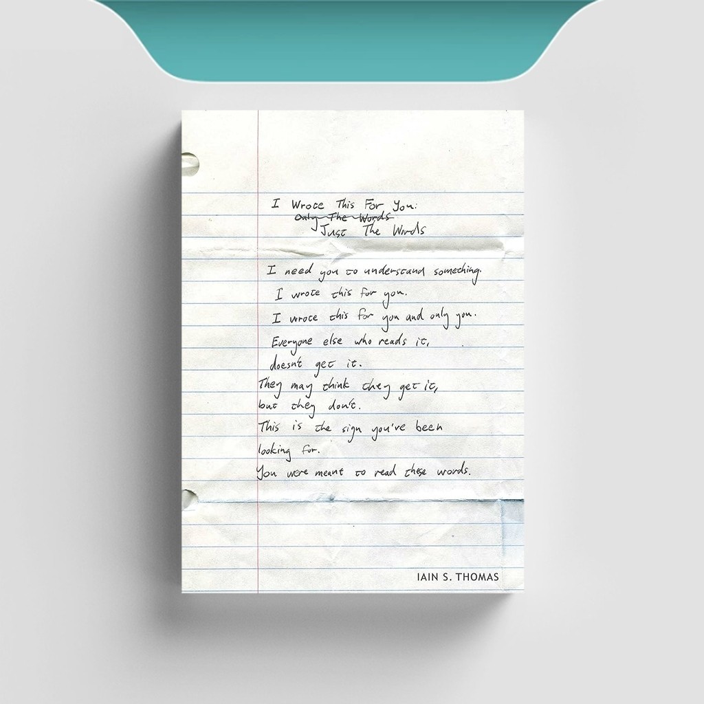 

[ENG1774] I Wrote This for You: Just the Words - Iain S. Thomas
