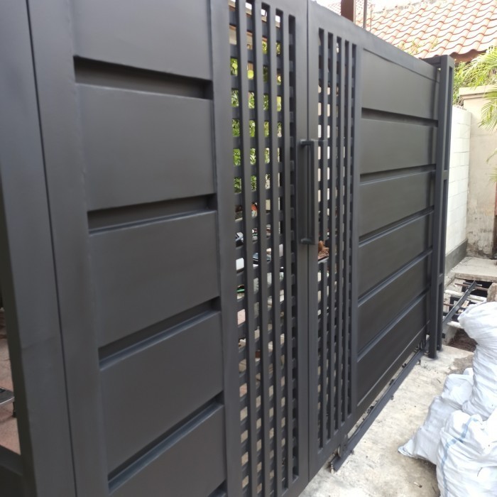 pagar minimalis modern