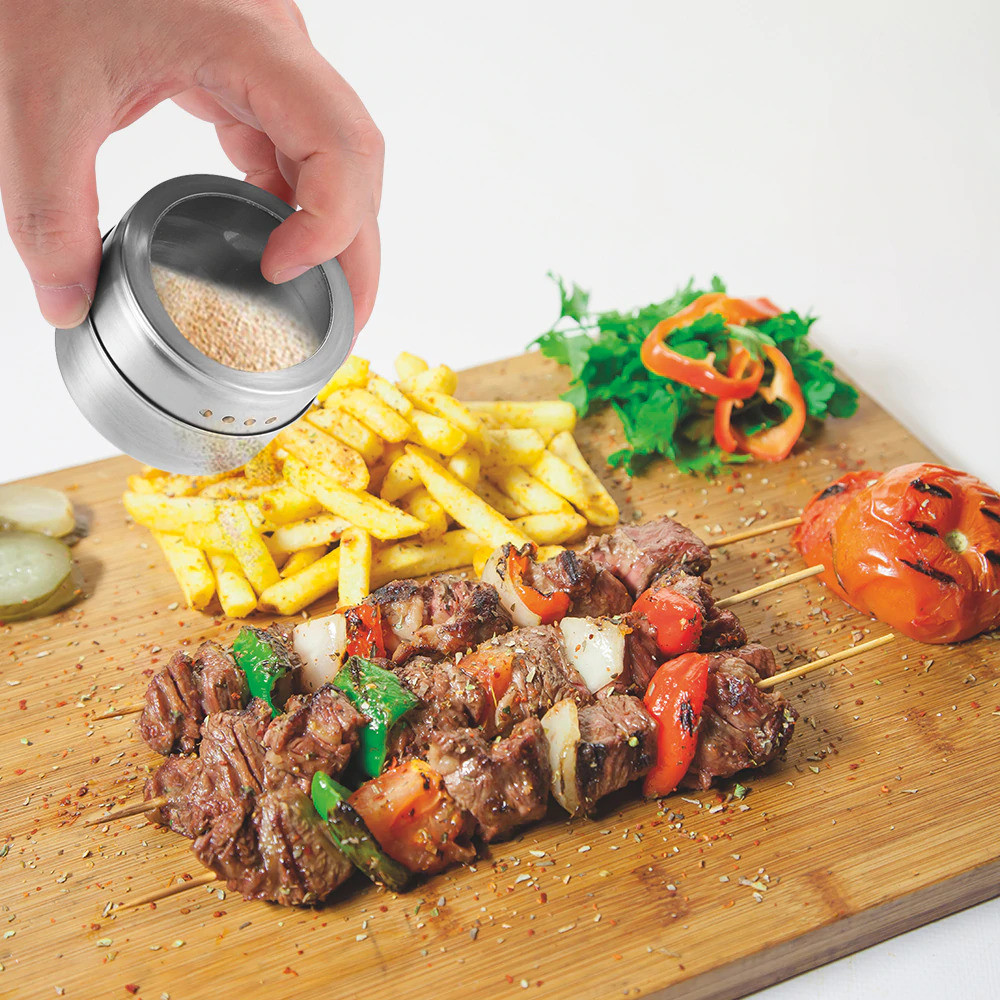 Leten Tempat Bumbu Magnetik: Penyimpanan Dapur Praktis dan Rapi