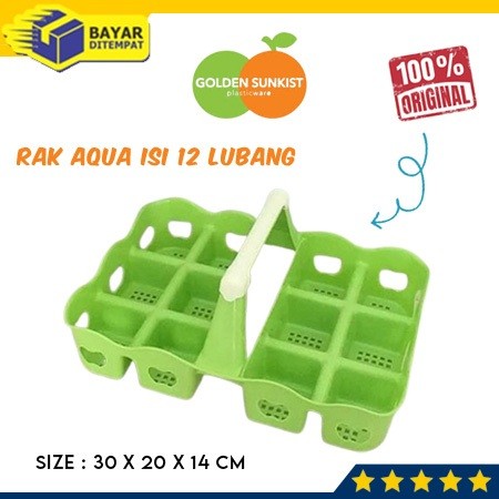 Rak Aqua Gelas 12 Lubang Slot Golden Sunkist