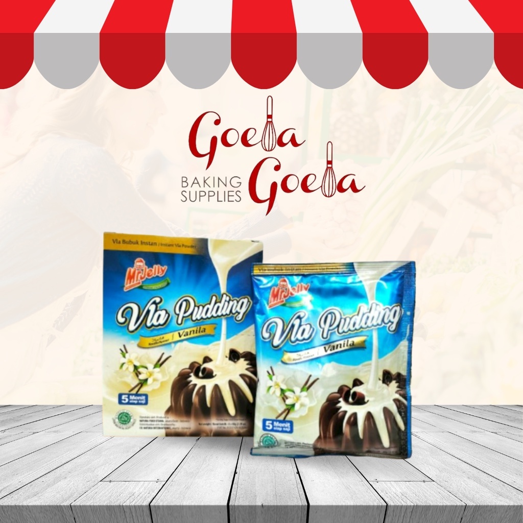 

Vla Puding Rasa Coklat dan Vanila Mr.Jelly