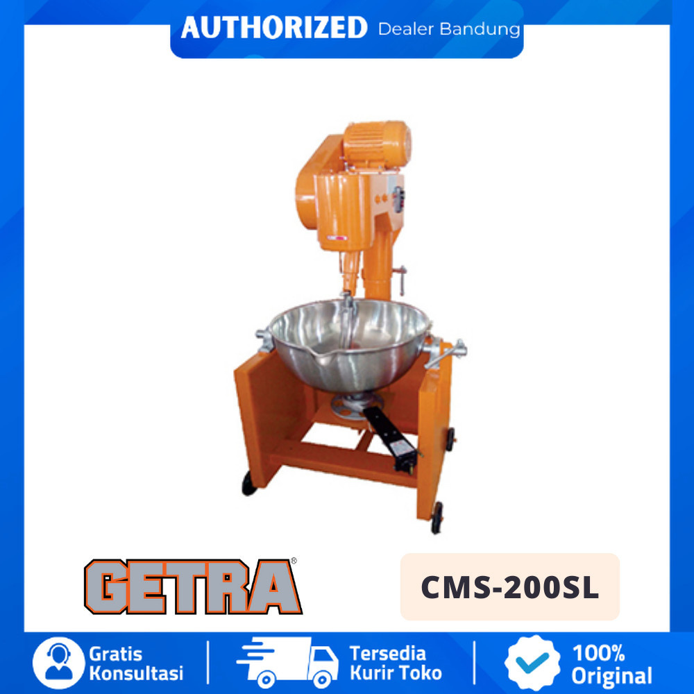 GETRA CMS 200SL CMS-200SL TILTING COOKING MIXER MESIN PENGADUK ADONAN DODOL